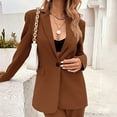 thumbnail image 2 of yoeyez Blazer Jackets for Women Fashion Loose Blazers for Women Work Office Jackets Trendy Business Casual Outfits Plus Size Loose Outerwear Open Front Suit Abrigos de Mujer Elegantes, 2 of 7