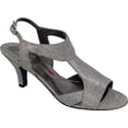 thumbnail image 2 of Ros Hommerson Womens Lucky Glitter T-Strap Heel Sandals, 2 of 2