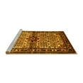 thumbnail image 2 of Ahgly Company Machine Washable Indoor Rectangle Persian Yellow Traditional Area Rugs, 8' x 12', 2 of 4