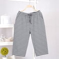 thumbnail image 3 of Mens Cotton Large Pocket Loose Fitting Pajama Pants Air Conditioning Pants Home Pnts, 3 of 3