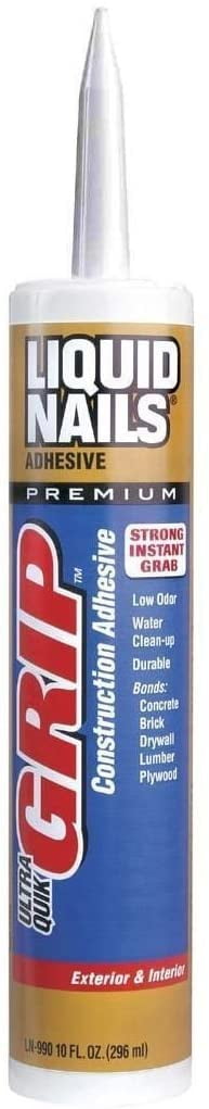 Liquid Nails, Ultra Quik Grip (LN-990), Construction Adhesive, 10 Fluid Ounces