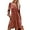 Brown, variant on Womens Square Neck Long Sleeve Fall Dresses Casual Babydoll Sweater Dress
