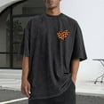 thumbnail image 2 of RKSTN Men's Valentine's Day T Shirts Oversized Crewneck Cotton Valentine Print Short Sleeves Shirts Tops Mens Casual Solid Round Neck Sport Washed Distressed T-Shirt Loose Comfy Tee Shirts Blouses, 2 of 6