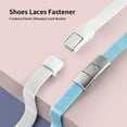thumbnail image 3 of Jkung 2Pcs Shoes Laces Fastener No Tie Shoelaces Press Type Creative Elastic Shoelace Lock Buckle Shoes Accessories, 3 of 8