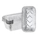 thumbnail image 1 of Uxcell Paquete de 10 Bandejas para Goteo de Parrilla, 6.9 x 3.8 x 2.2 Pulgadas Bandejas de Grasa Desechables de Papel de Aluminio para Barbacoas [Tono Plateado], 1 of 6