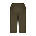 thumbnail image 3 of WILLBEST Pantalones Capri Casuales de Verano para Mujer, Cómodos, Elásticos, para Uso Diario, Moda Versátil para Camisetas y Conjuntos. Extra Grande, 3 of 5