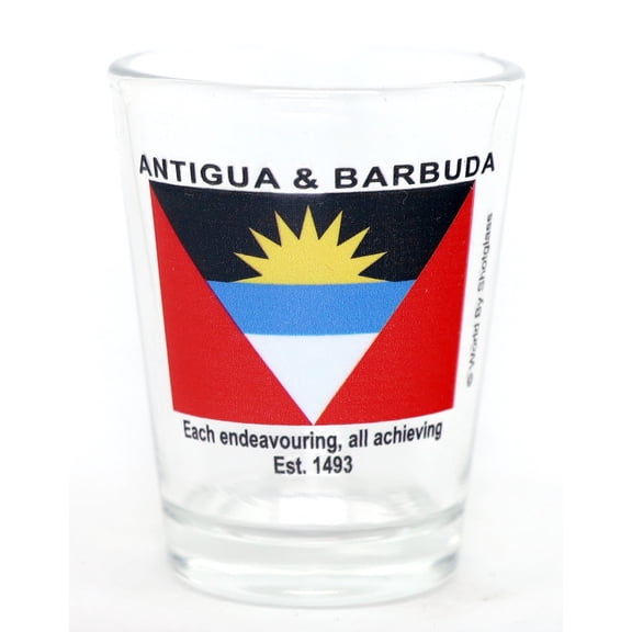 Antigua & Barbuda Flag Shot Glass