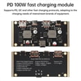 thumbnail image 1 of 100W Lithium Battery Charger Board 5-Port DC 12-30V Type-C/USB A Mobile Power Bank 18650 Charging Module PD/QC 2.0 3.0, 1 of 7