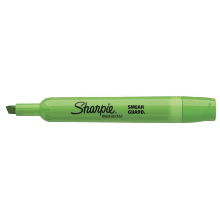 UPC: 0071641250260 | Sharpie Smear Guard Tank Style Highlighters  Green  SAN25026  12 Pack