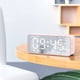 thumbnail image 2 of Pisexur Electrónica para Hombres Reloj Digital con Altavoz Bluetooth Reloj Despertador con Alarmas Espejo Pantalla LED Bluetooth V5.0 TFCard Electrónica para Niños, Organizador de Electrónica, 2 of 7