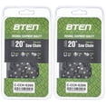 thumbnail image 1 of 8TEN Semi Chisel Chainsaw Chain 20 inch .058 3/8 76DL901 2 Pack 810-CCC2428H, 1 of 4