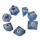 thumbnail image 2 of Xihbxyly Hallazgos de Ganga Juego de 7 Dados de Múltiples Caras y Formas Multicolor Transparentes con Grano de Perla para Juegos de Rol, 2 of 7