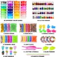 thumbnail image 2 of Slime Making Kit, 126-Piece DIY Set With 28 Crystal Slimes, 48 Glitter Bottles, 2 Glow-In-The-Dark Powders, Craft Supplies for Kids Ages 5+, 2 of 7
