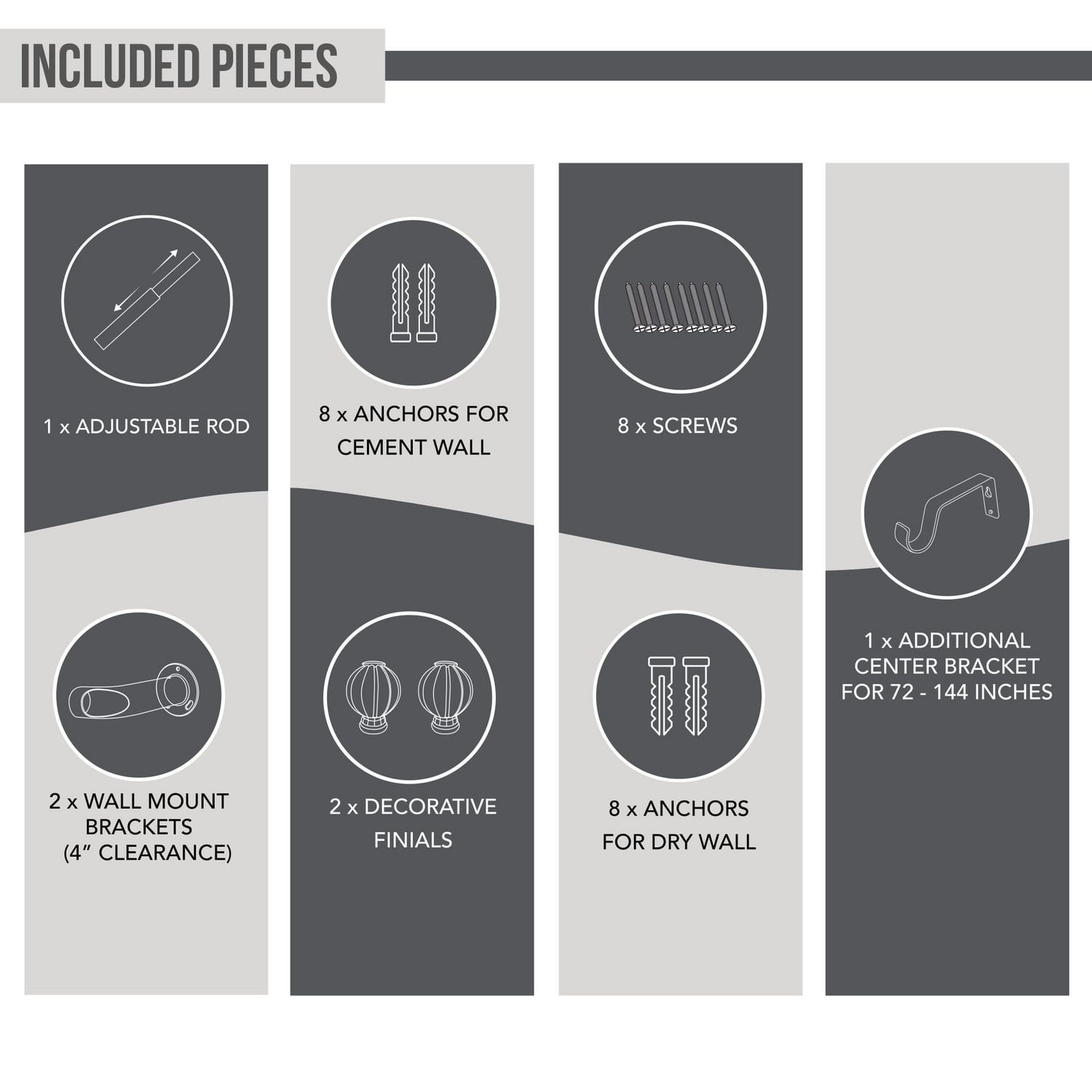 Cooper Blackout Grommet Curtain Rod