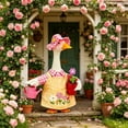 thumbnail image 3 of Outdoor White Goose Statue with Costume set Garden Decor, Big White Goose Figurine with Removable Outfit, Rustic Ornament for Porch and Patio, Ideal for Seasonal Display and Gift, 3 of 6