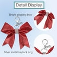 thumbnail image 3 of 6PCS Reusable Glitter Keychain,Rhinestones Keychain,Red Cheer Keychain,Cheer Accessories for College Sports, 3 of 6