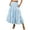 Blue, variant on LEEy-world Maxi Skirt Women's Maxi Skirt with Soft Elastic Waistband Blue,M