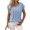 Sky Blue, variant on WREESH Womens V Neck Lightweight Knit Pullover Tank Top Summer Casual Loose Fit Sleeveless Cap Sleeve Style Fashion
