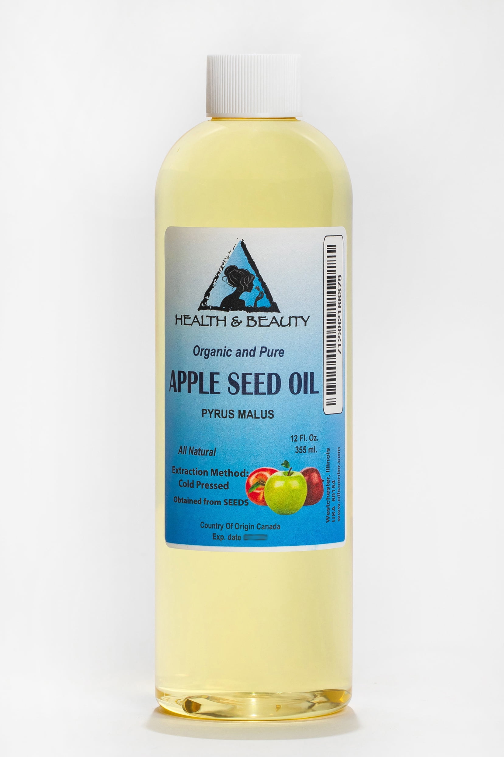 Apple Seed Oil Organic Carrier Cold Pressed Premium Natural 100% Pure 36 oz
