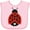 AD-Pink, variant on Inktastic Lady Bug Girls Baby Bib