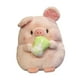 thumbnail image 2 of Juguete de peluche de animal lindo almohada para dormir abrazable regalos navideños cómodo animal cerdo rosado, 2 of 9