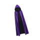 thumbnail image 5 of Capa de Halloween perfecl Accesorio de disfraz Capucha violeta 120 cm, 5 of 8