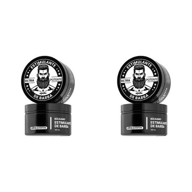 Apolo Cosmetics Bálsamo Grwth para Barba Crema Estimuladora de Barba Ultrapotente, Apolo Bálsamo para Barba, Crema Hidratante para Barba, Crema de Barba Natural para Hombre, Apolo Balsamo para Barba, Organizadores de Maquillaje