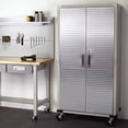 thumbnail image 6 of Seville Classics UltraHD Steel Storage Cabinet, 36" W x 18" D x 72" H, Granite Gray, 6 of 10