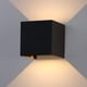 thumbnail image 1 of Luz de fachada LED Pearl Rare 'Fenence' - Sensor de crepúsculo solar de 6 W - LED blanco - Juego de 3 unidades negro, 1 of 5