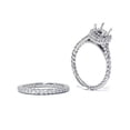 thumbnail image 2 of 7/8ct Braided Engagement Bridal Ring Set Solid 14K White Gold, 2 of 3