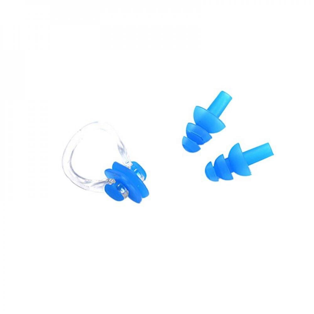 Waterproof Soft Silicone Swimming Diving Nose Clip+Ear Plug Set Best BB 
