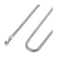 thumbnail image 2 of .8mm Sleek Snake Chain Necklace in 925 Sterling Silver – Unisex Italian Design with Lobster Clasp, 2 of 2