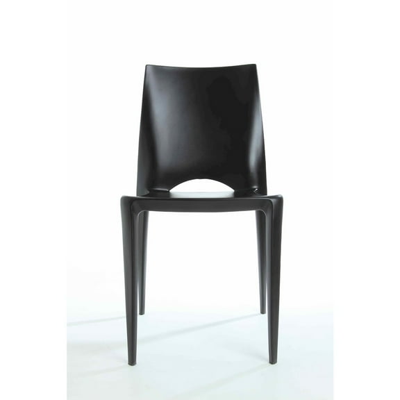 CSP Commerical Seating Products Black Crescent Dining Chairs