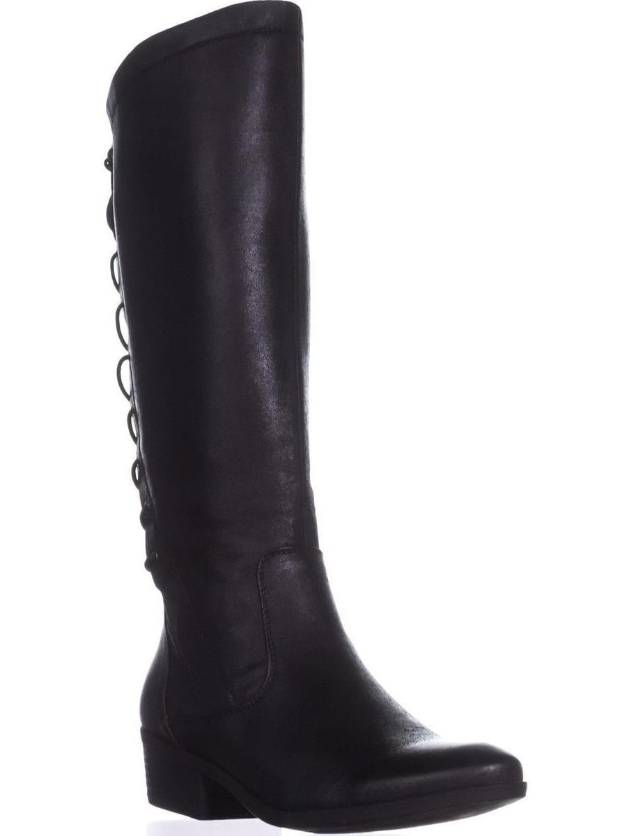 Womens BareTraps Gardyna LaceUp Riding Boots, Black