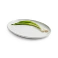 thumbnail image 1 of Hotel Collection Plateau Ovale Moderne Marbre 14, Blanc, 1 of 1