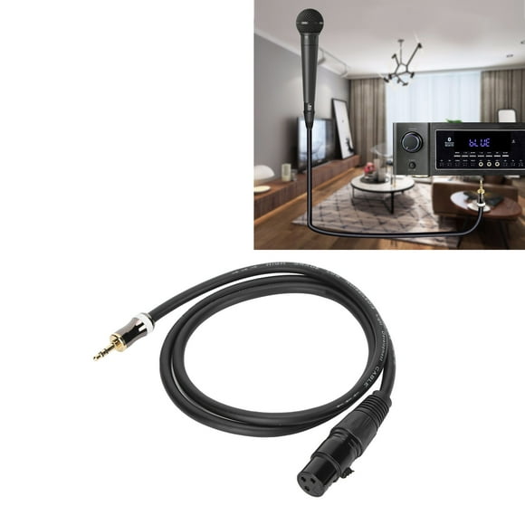 Xlr al cable de 3.5 mm, Claridad de cable Xlr Claridad Estable Transmisión 24 AWG Cobre Libre de OxÍgeno para Estudios para Teléfonos Celulares para Eppectáculos en vivo PARA