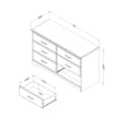 thumbnail image 4 of South Shore Callesto 6-Drawer Dresser for Child, in Pure White, 4 of 8