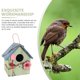 thumbnail image 5 of nido de pájaro de madera para exteriores, casa colgante para pájaros, nido de pájaro para jardín., 5 of 7