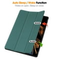 thumbnail image 2 of ELEHOLD Tri-Fold Folio Case for Samsung Galaxy Tab S9 Ultra 14.6-Inch 2023 (SM-X910/X916/X918),with Auto Wake/Sleep Kickstand Function Pen Holder Shockproof Protective Leather Cover,Darkgreen, 2 of 9