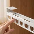 thumbnail image 4 of Sliding Pants Rack Closet Organizer Pull Out Trouser Rack Wardrobe Storage Rack for Pants Jeans Ties Scarves Space Saving Closet Organizer, 4 of 6