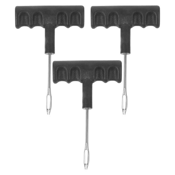 3 Pcs Kit Tire Plugs Car Repair Tool Efficient Process Swift Puncture Fix