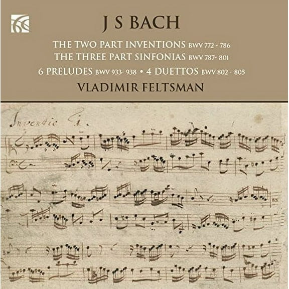 Bach,J.S. / Feltsman - Johann Sebastian Bach: Works for Piano - Music & Performance - CD