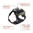 thumbnail image 5 of Mammoth Reflective Utility Dog Waking Harness, Green, Medium, 5 of 13