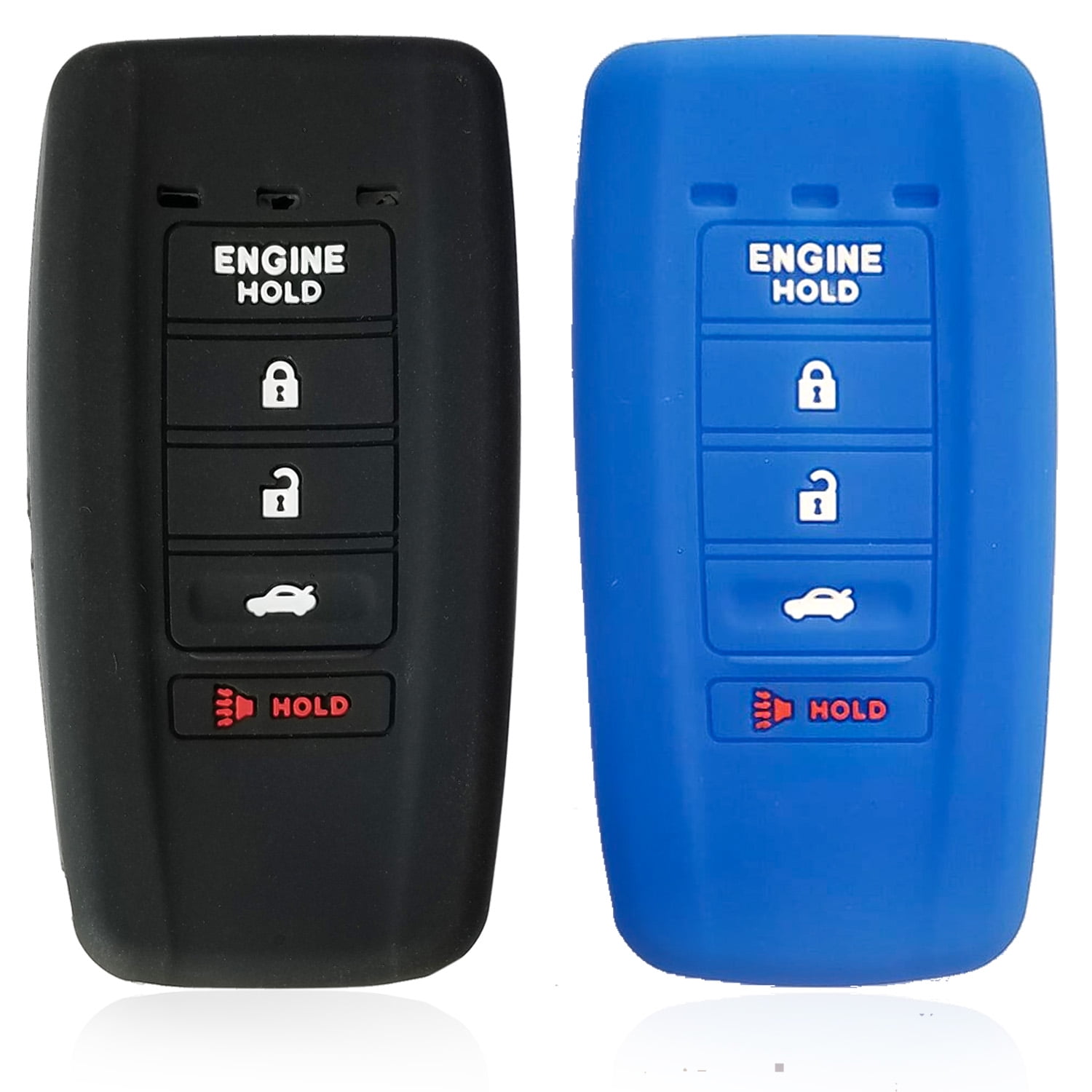 Dobrev 5 Button Silicone Cover Protector Keyless Entry Fob Case Skin