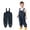 Navy, variant on Girls Rain Pants Adjustable Waterproof Suspender Rain Pants Lightweight Mud Proof 7-9 Years Overalls Boys