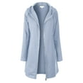 thumbnail image 5 of Made by Olivia Women's Casual Oversized Loose Fit Zip Up Pullover Hoodie Tunic Sweatshirt Jacket Fall Outfits (S-3X), 5 of 7