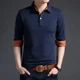 thumbnail image 3 of Ropa para hombre Jersey Top Talla grande Camiseta tipo polo para hombre Gran tamaño Blanco Botones a granel Harajuku Moda Xl Ajuste regular Algodón A, 3 of 5
