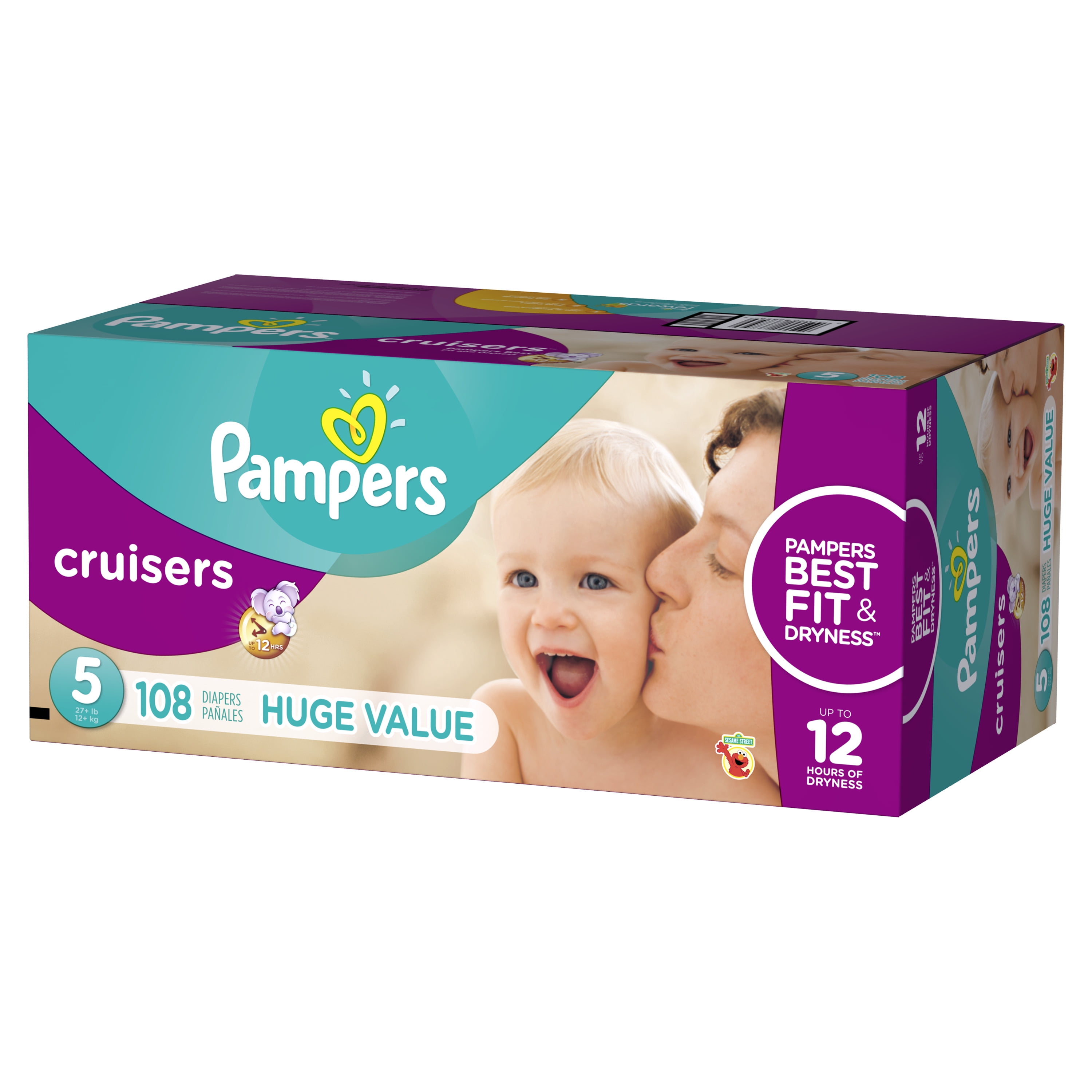 Pampers Cruisers Diapers Size 5 108 