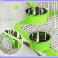 thumbnail image 2 of Tazón extraíble TUNC para perros de acero inoxidable pequeño verde, 2 of 4
