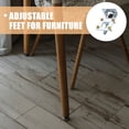 thumbnail image 4 of CIMAXIC Adjustable Furniture Feet Heavy Duty Leveling for Home Silver 8Pcs, 4 of 6
